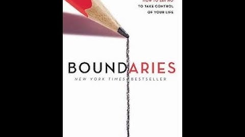 Boundaries Ch. 6 Henry Cloud & John Townsend