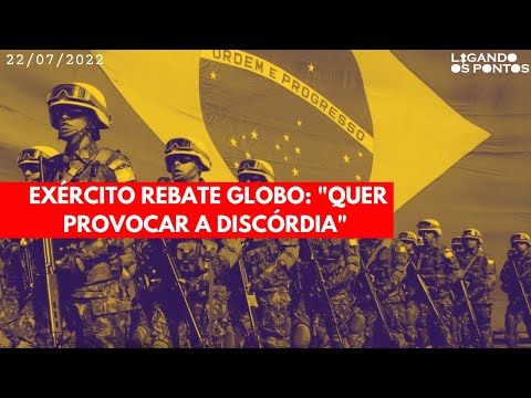 EXÉRCITO REBATE GLOBO: 