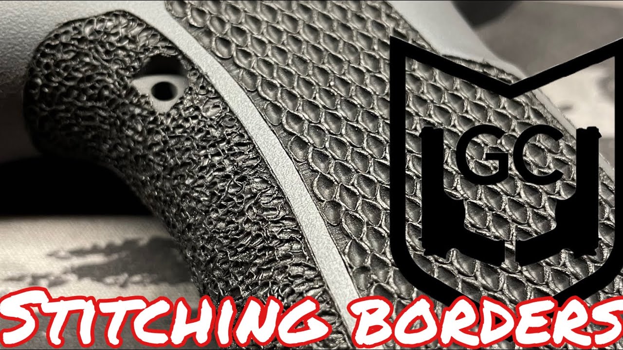How to properly finish borders before stippling