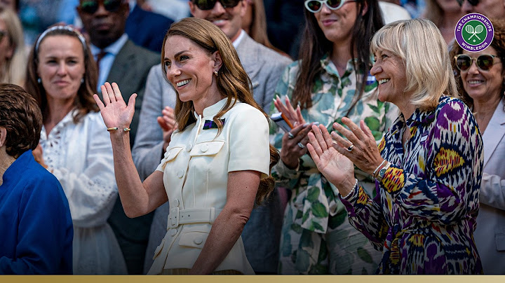 HRH The Princess of Wales arrives on Centre Court ahead of the Ladies' Final | Wimbledon 2025