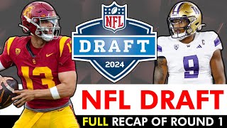 2024 NFL Draft Round 1 Recap: FULL Breakdown \& Analysis Of Every Pick In The 1st Round