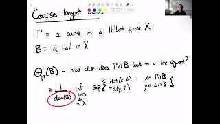 Coarse tangent fields