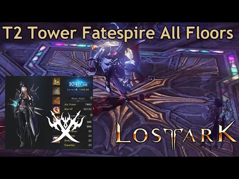 T2 Tower Fatespire ALL FLOORS As 1046 Surge Deathblade