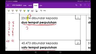BUNDAR KEPADA 2 TITIK PERPULUHAN