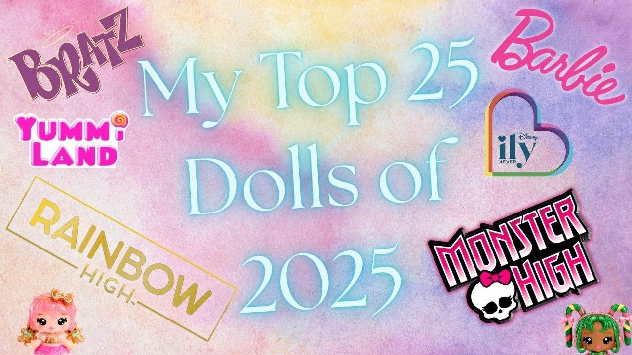 Мой топ-25 кукол 2025 года!!!! (Monster High, Rainbow High, Bratz, Barbie и другие!)