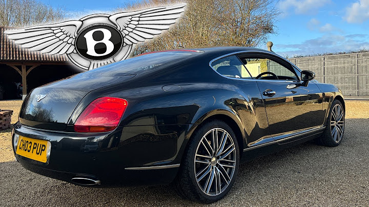 BEHEBEN DES PROBLEMS AN MEINEM BENTLEY GT