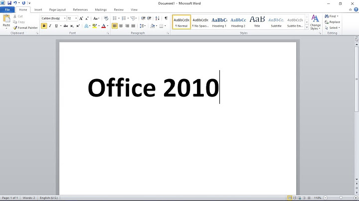 Hướng dẫn cài office 2010 miễn phí năm 2024