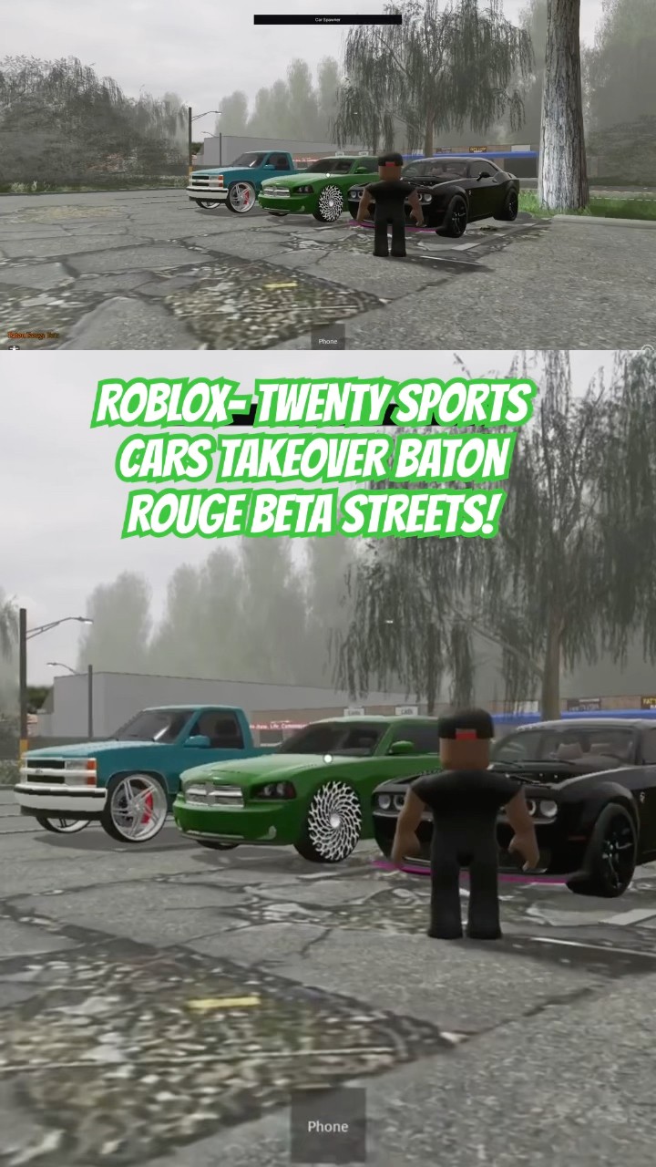 ROBLOX TWENTY SPORTS CARS TAKEOVER BATON ROUGE BETA STREETS Oardefault 