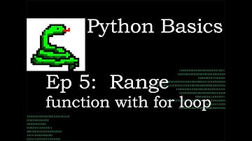 Python Basics Range function with a for loop
