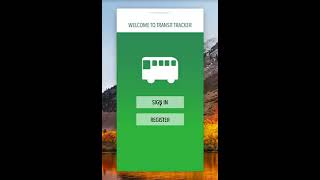 Bus application screenshot 1