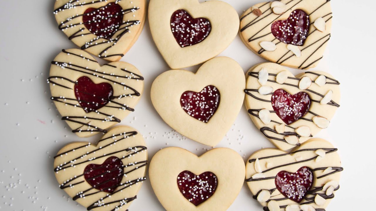JAM FILLED HEART COOKIES YouTube