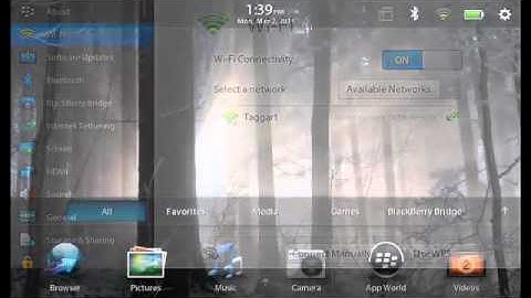 Getting Connected - Wi-Fi on the BlackBerry PlayBook