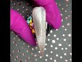 Video: 447 Mollynails Colore Smalto semipermanente Glitter Soakoff CAT EYE WOMANITY 8gr