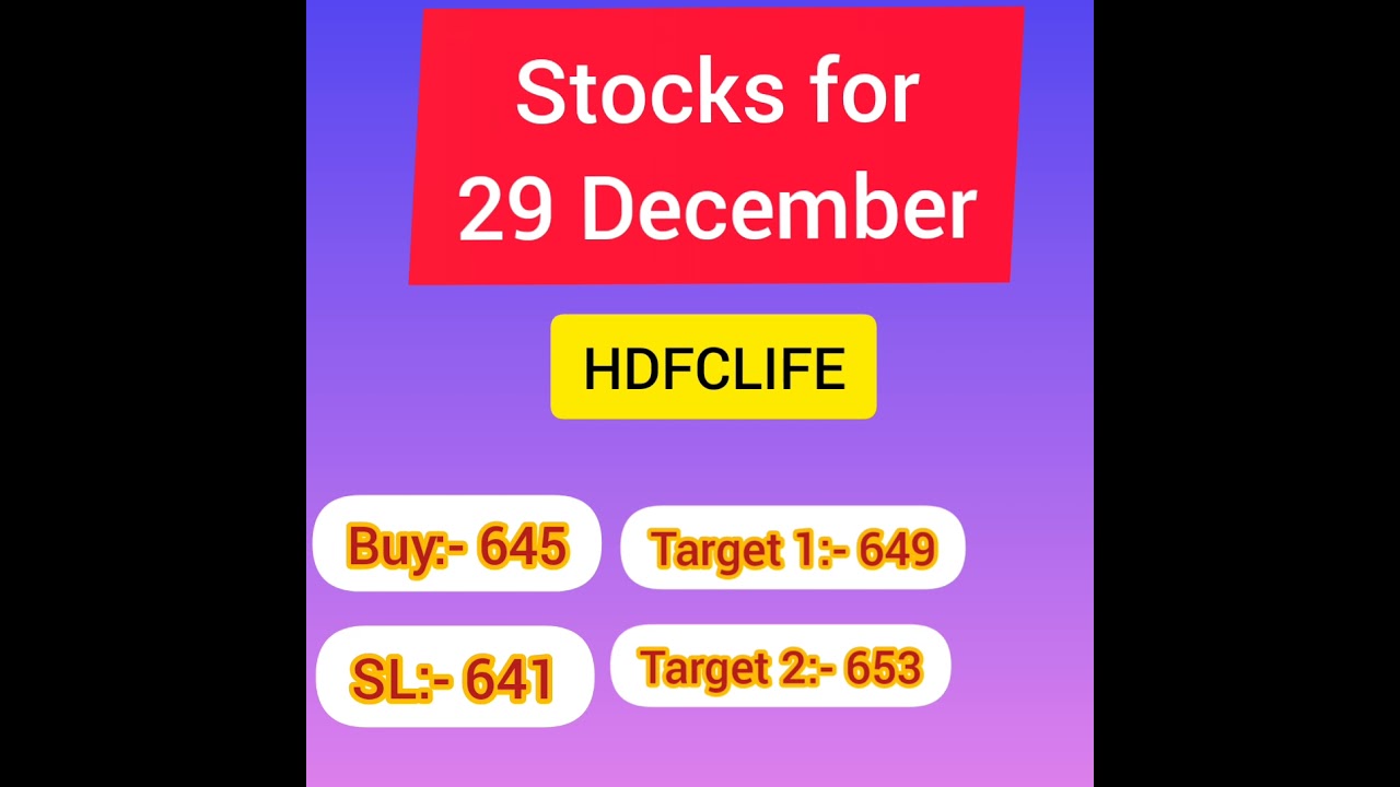29 December 2021stocks ||Stocks for tomorrow 