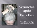 Updo with Scrunchie - Fast & Easy