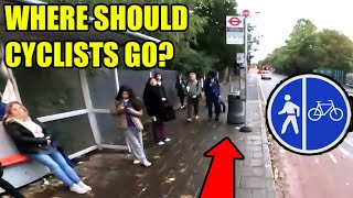 Shared Path on Bus Stop. Is this A Good Idea? C30 Cycleway Problems