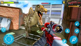 Dinosaur Hunter City Invasion survival _ Android GamePlay screenshot 2