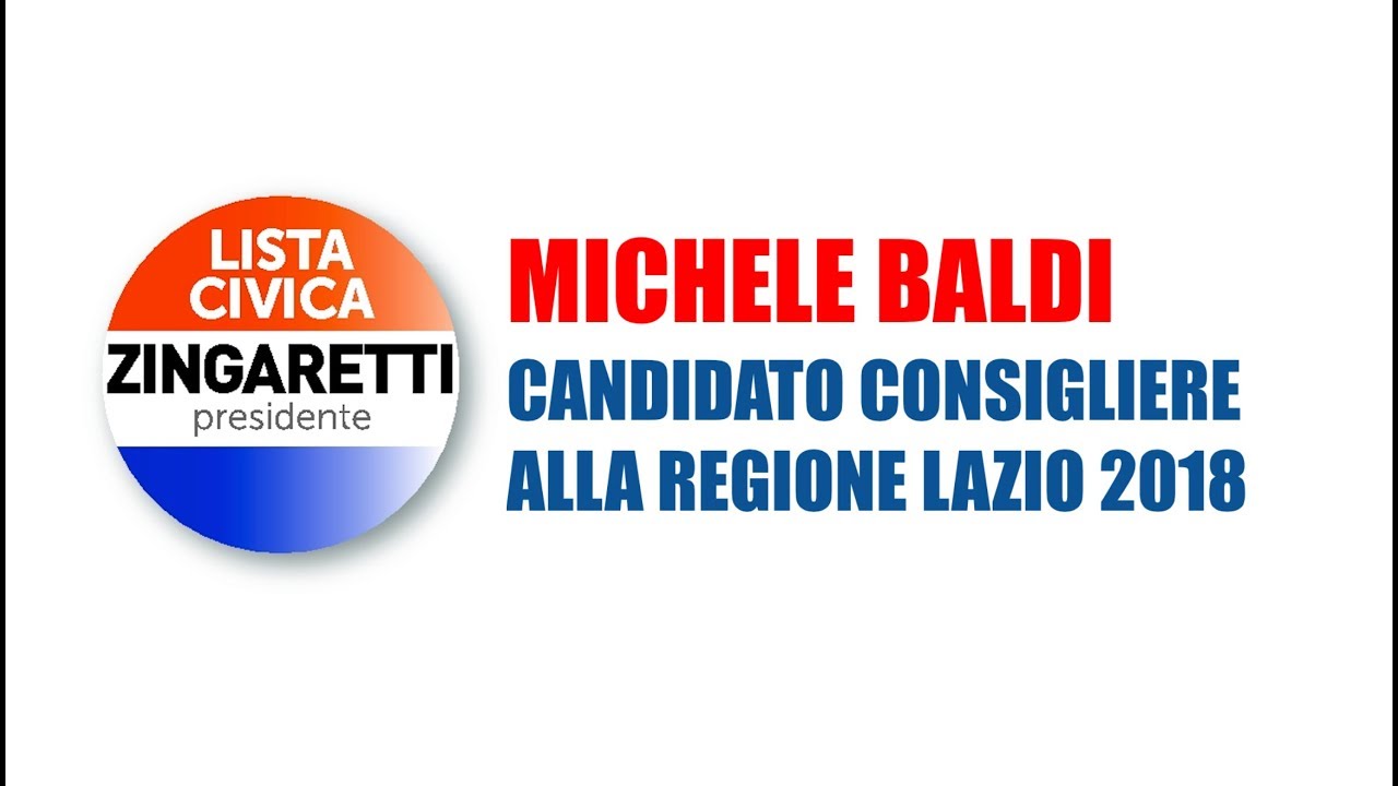 REGIONE LAZIO SCREENING GRATUITO DONNE Michele Baldi Candidato