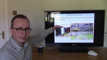 3.  River erosion landforms