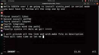 SIESTA_psml Installation (serial mode)