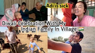 Diwali celebration with my Indian family in village  | Diwali vlog 2023 ‍‍