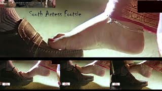 Beautiful Soft Perfect South Actress Anklet Footsie Under Table screenshot 5