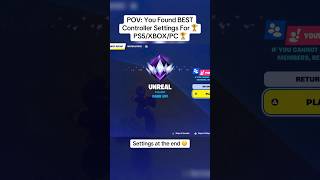 BEST Settings To EDIT Fast on Controller! 🎮 Sensitivity Guide for PC &amp; Console (Fortnite PS5)