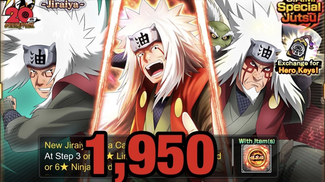 NxB NV: The Inherited Flame Shinobi - JIRAIYA | Naruto x Boruto Ninja ...