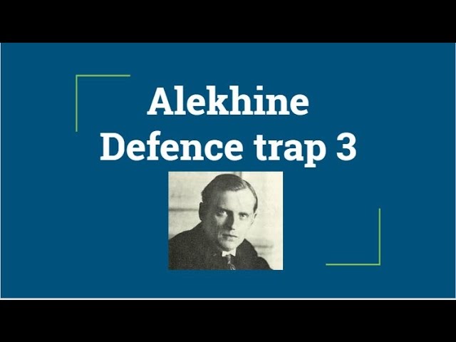 Alekhine's Defense Trap 11, Learn Chess Trap in 30 Seconds