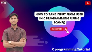 How to take input from user in C Programming using scanf()