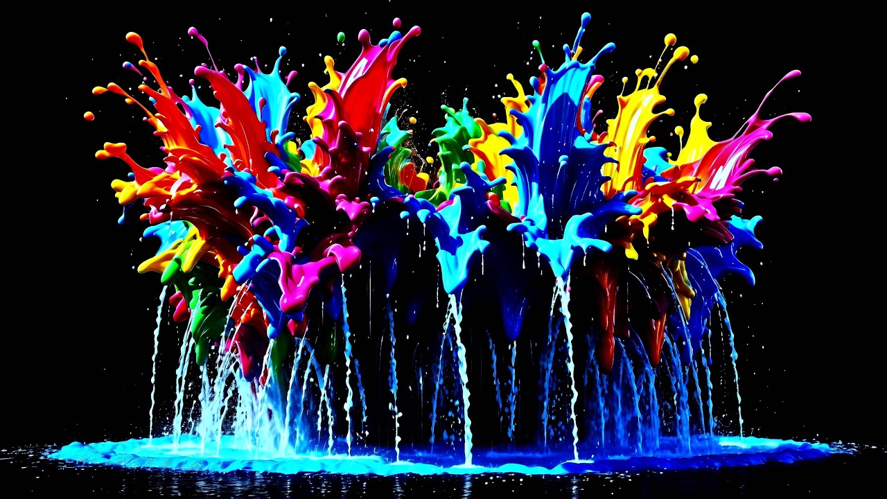 Liquid Formula Background That Adapts to Your Mood • Responsive Screensaver