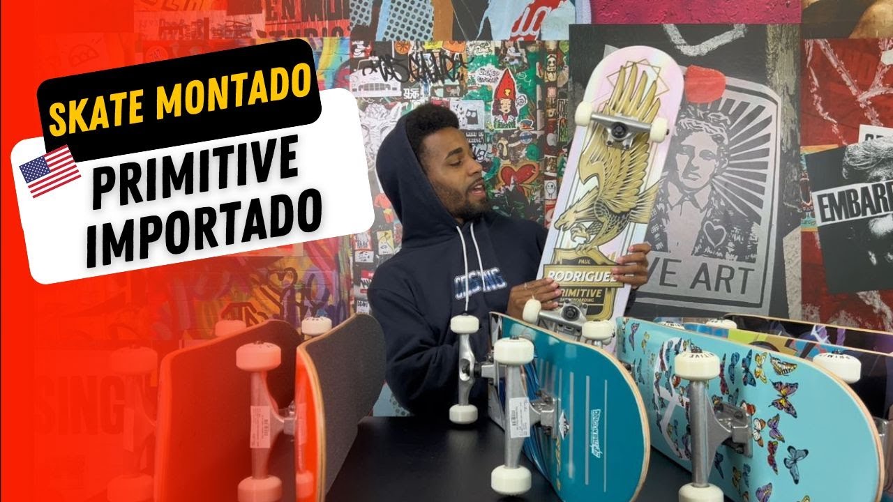 Skate Montado Primitive Importado - cbskateshop.com.br