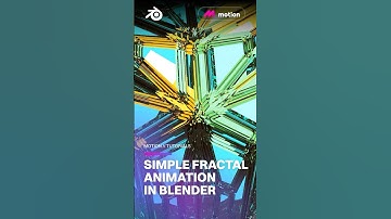 Simple Way to Create a Complex Fractal Animation in Blender! #animation #blender3d #tutorial