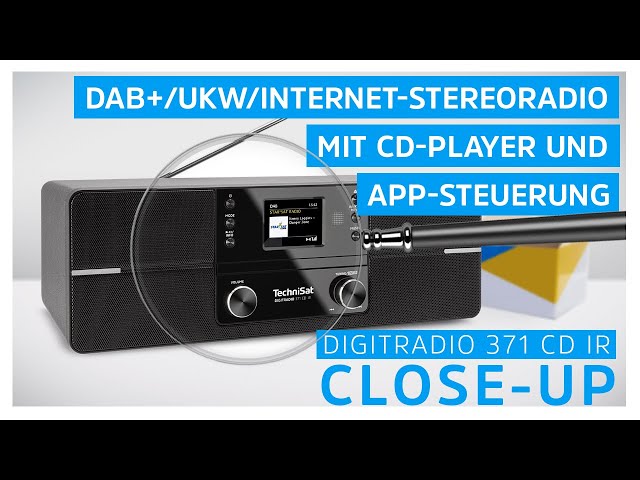 DIGITRADIO YouTube CD | 371 STEREO-ANLAGE DAB+/UKW/INTERNET - TechniSat | IR