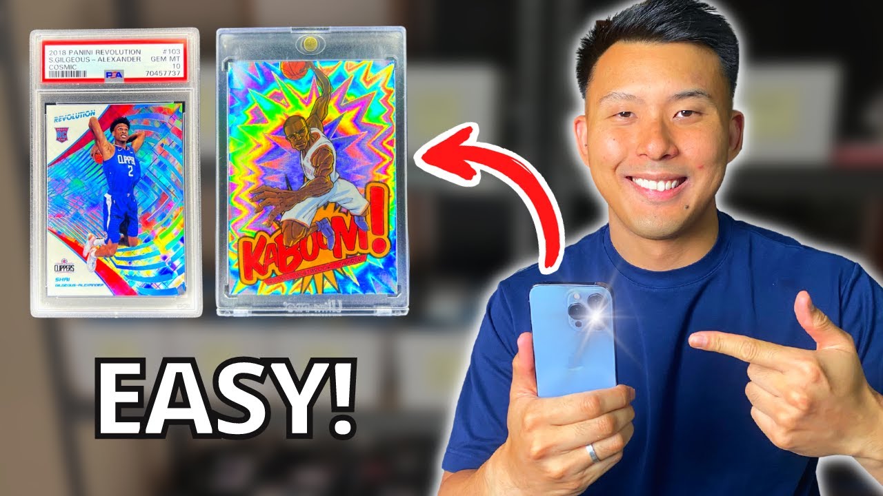 Как сделать КРАСИВЫЕ фотографии спортивных карточек!