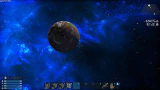 Empyrion - Gravity Gun test launch 40km