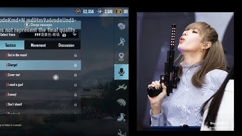 LISA PUBG VOICE COMMANDS (so cute)!!! 😍