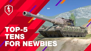 WoT Blitz. Top 5 Tanks For Newbies. Tier X