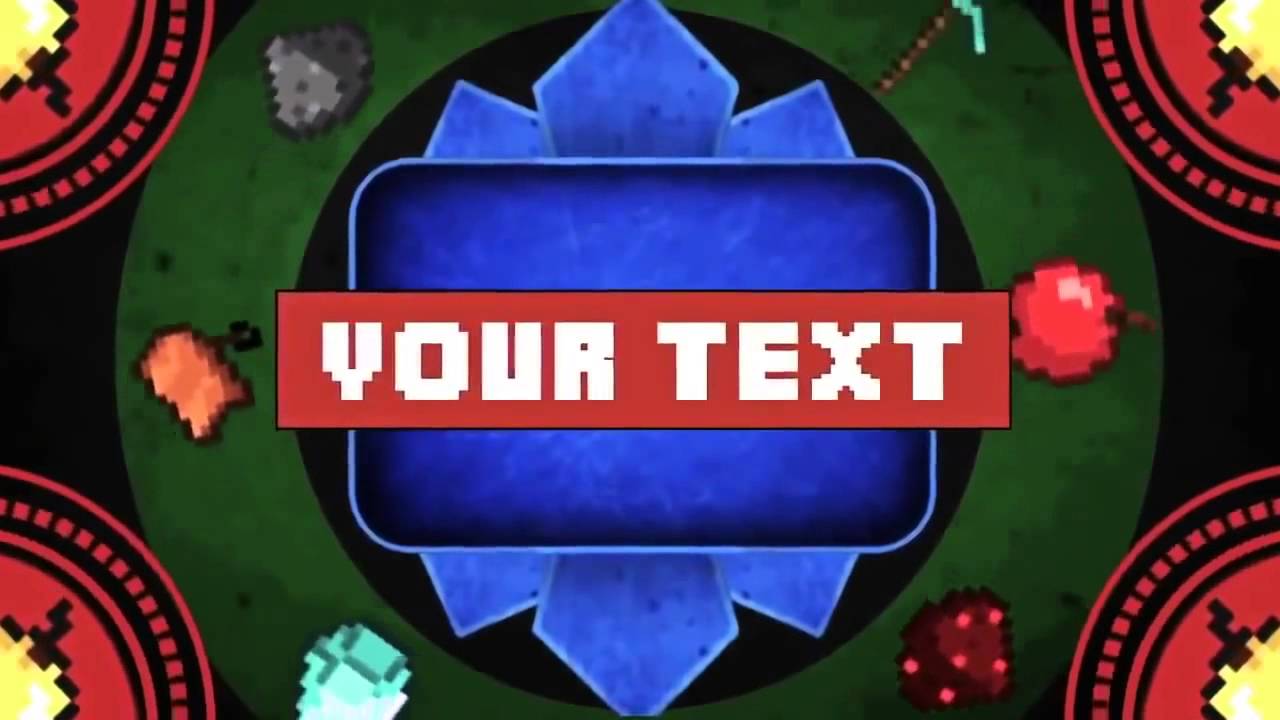 TOP 20 BEST FREE Minecraft Intro Templates! SONY VEGAS, After Effects ...