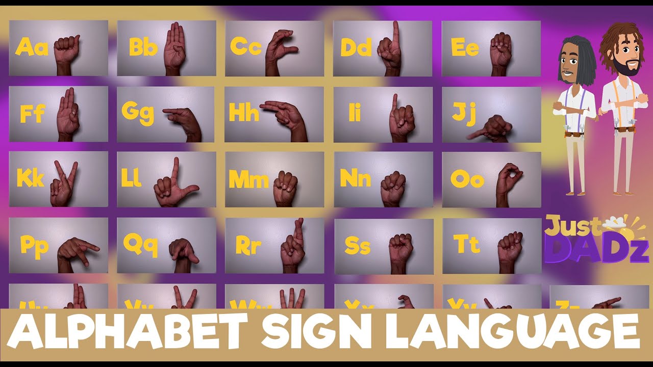 ИЗУЧАЙТЕ АЛФАВИТ С ПОМОЩЬЮ ЯЗЫКА ЖЕСТОВ | Обучение детей | Образовательное видео | Язык жестов