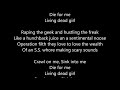 Rob Zombie - Living Dead Girl - Lyrics Scrolling