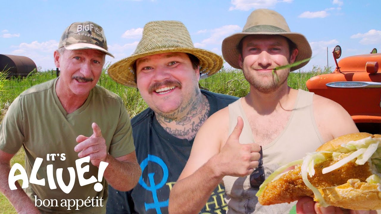 Brad and Matty Matheson Go Noodling for Catfish Part 2 | It's Alive | Bon Appétit