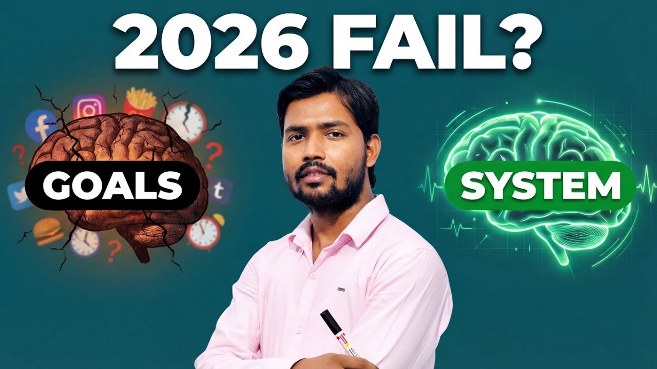 सिर्फ लक्ष्य बनाने वालों के लिए 2026 खतरनाक है | Don't Set Goals, Build Systems | Khan sir Speech