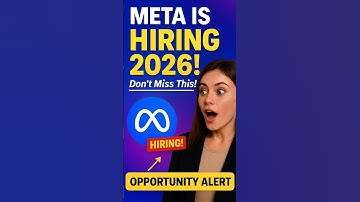 😍Dream Job Alert | 😱META Is Hiring Freshers | Don’t Miss This Golden Chance! #fresher #highpayingjob