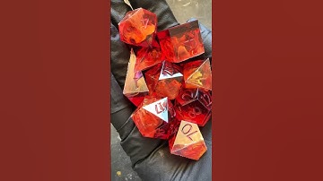 🔥Karlach Dice🔥 #baldursgate3 #resin #dnddice #dnd #karlach #karlachbg3 #dice #bg3