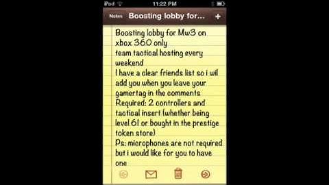 Modern Warfare 3 (MW3) boosting lobby for the xbox 360 hosting everyday