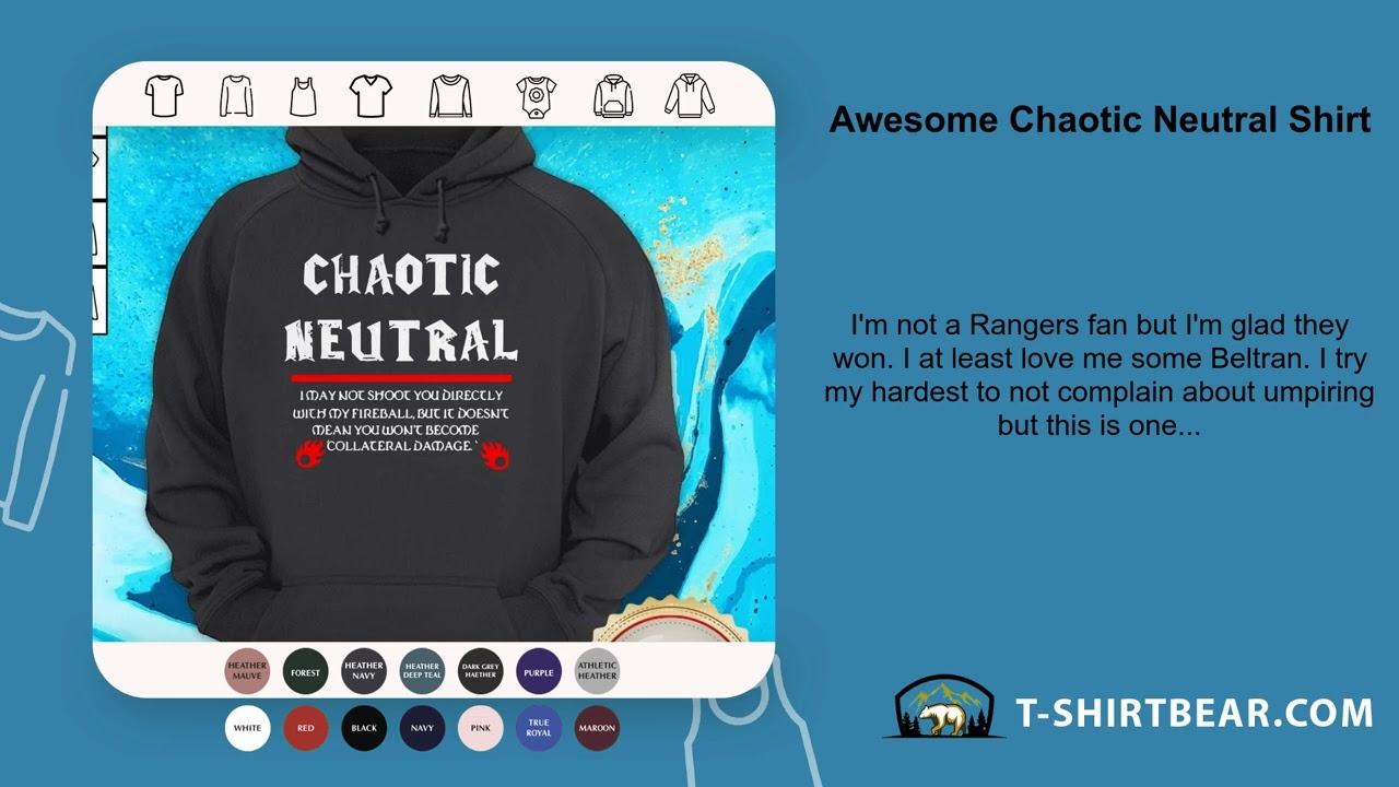 Awesome Chaotic Neutral Shirt