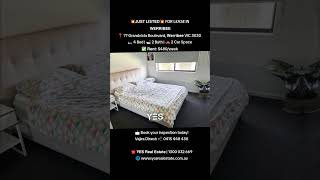 💥FOR LEASE 📍 77 Grandvista Boulevard, 𝗪𝗲𝗿𝗿𝗶𝗯𝗲𝗲 VIC 3030 🛏️ 4 🛁 2 🚗 2 #realestate #forrent #melbourne