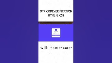 Otp code verification html and css #shortvideo #viralshorts