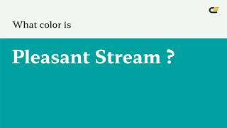 What Color Is Pleasant Stream ? Hex Color - Green Color - Cool Color 00A0A2